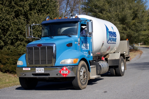 Tevis Energy propane truck