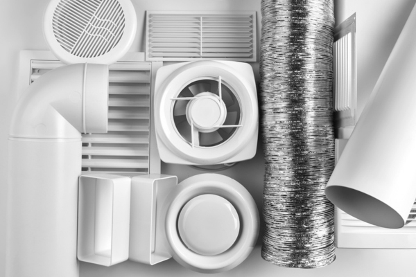 HVAC system ventilation materials