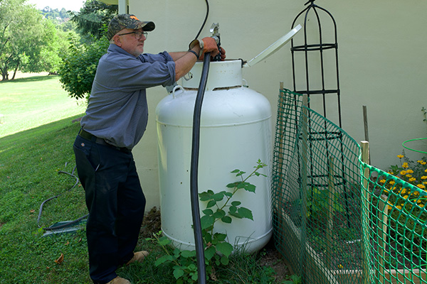 Filling a 60 Gallon Propane Tank