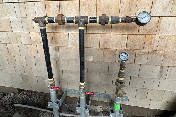 Propane Gas Pipe Installation