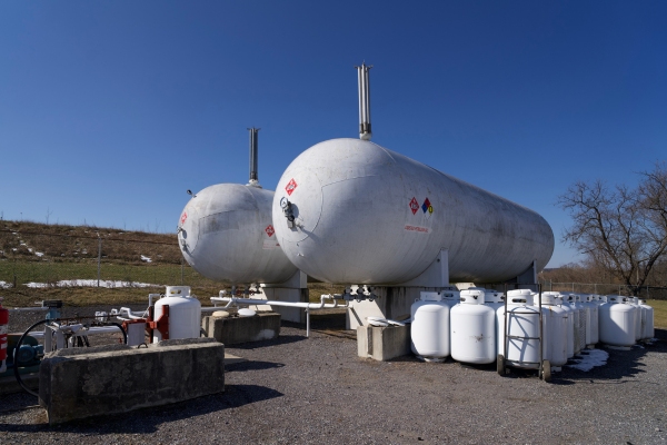 Tevis Energy propane tanks