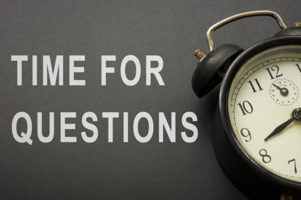 time for questions depicting propane FAQs