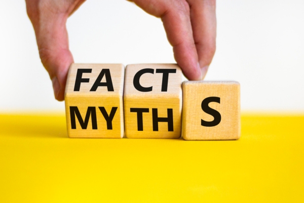 facts replacing the word myths depicting dispelling myths about propane's 80% fill rule