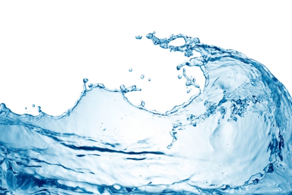 image of water splash depicting effective water treatment for boiler efficiency