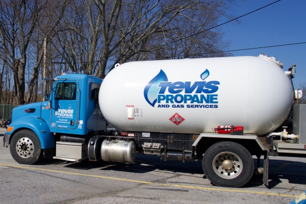 Tevis Energy propane delivery truck