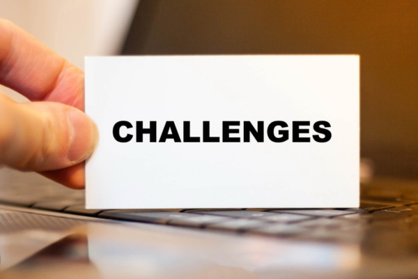 challenges printed on a small piece of paper depicting fuel challenges on construction sites