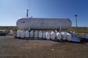 Tevis Energy propane tanks